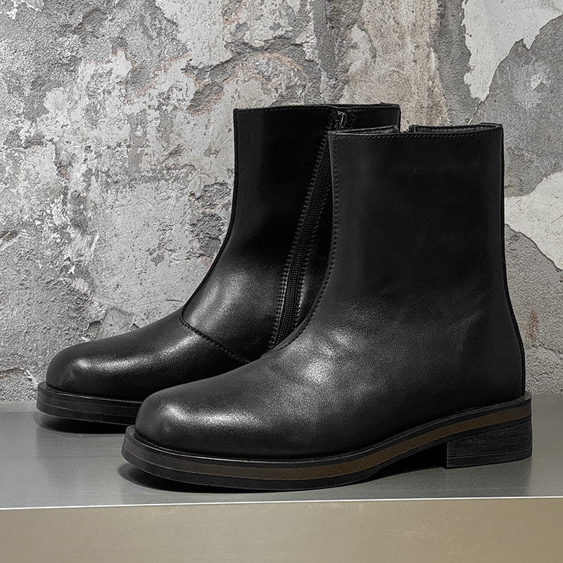 Men Formal Wear With Boots - أحذية رجالي كلاسيكية فاخرة مصنوعة يدويًا