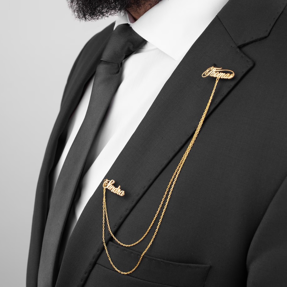 بروش مخصص باسمين للرجال، مجوهر - مراجعة Tuxedo Lapel Pin وسعره