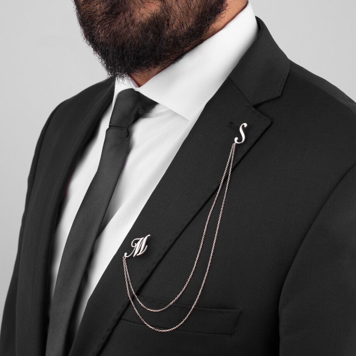 بروش مخصص باسمين للرجال، مجوهر - مراجعة Tuxedo Lapel Pin وسعره
