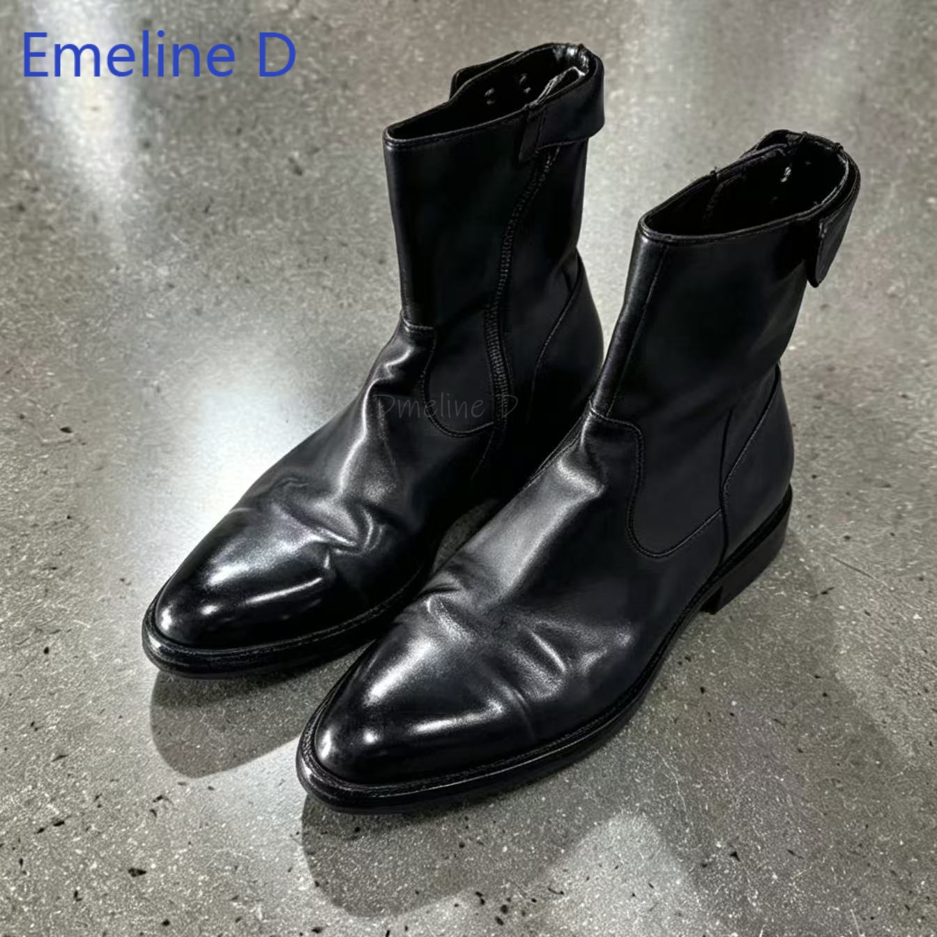 أحذية كاحل رجالية من الجلد الم - مراجعة Men Formal Wear With Boots وسعره